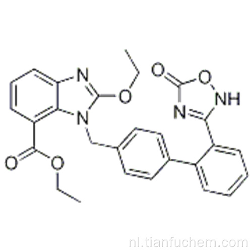 1H-BenziMidazole-7-carbonzuur, 1 - [[2 &#39;- (2,5-dihydro-5-oxo-1,2,4-oxadiazol-3-yl) [1,1&#39;-bifenyl] -4- yl] methyl] -2-ethoxy-, ethylester CAS 1403474-70-3